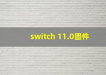 switch 11.0固件